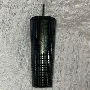 Starbucks Holiday 2021 Green Grid 24 oz. Tumbler